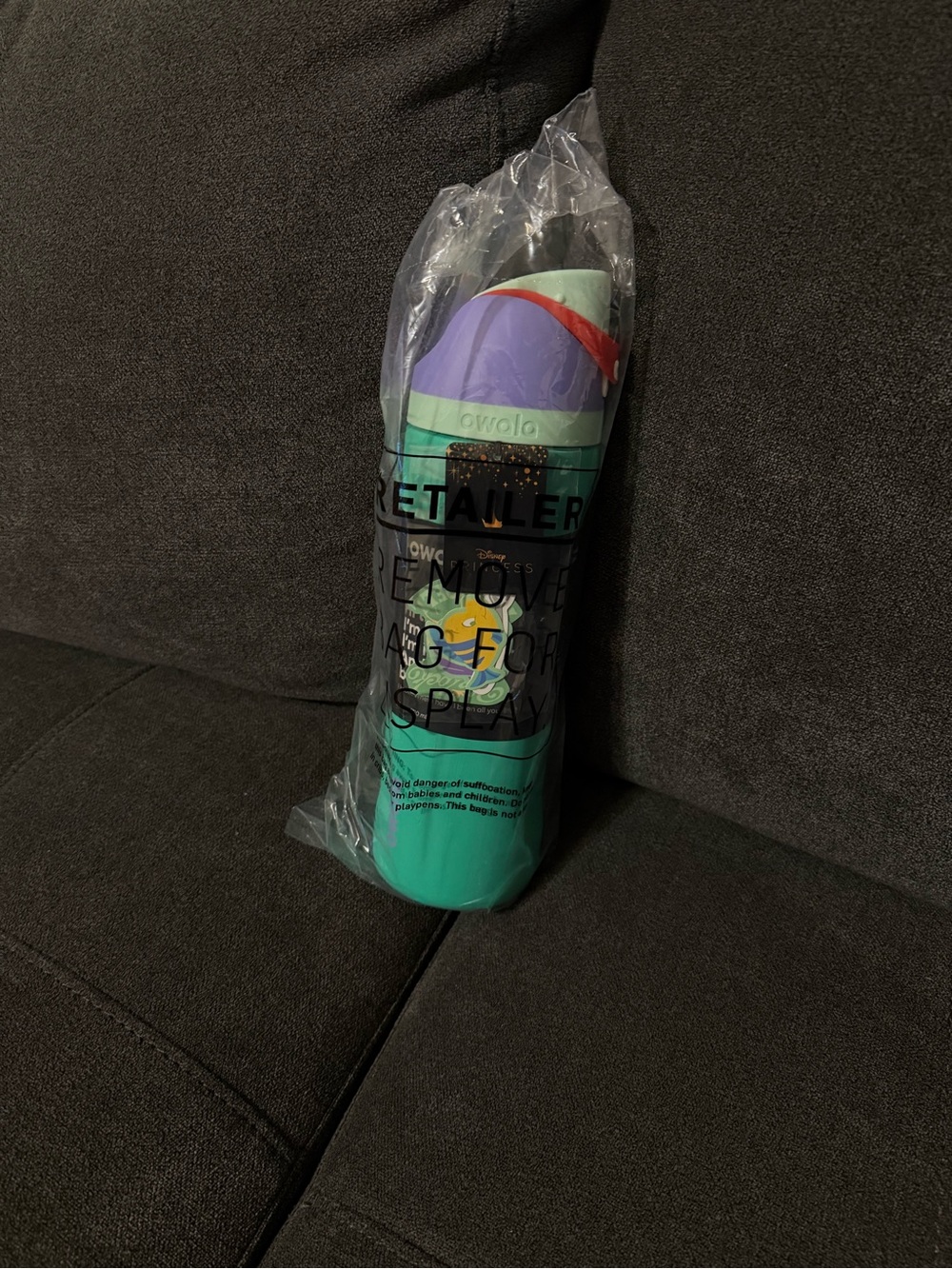 New Disney Ariel Owala Insulated Water Bottle -
